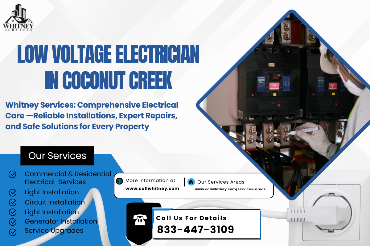 Low Voltage Electrician In Coconut Creek