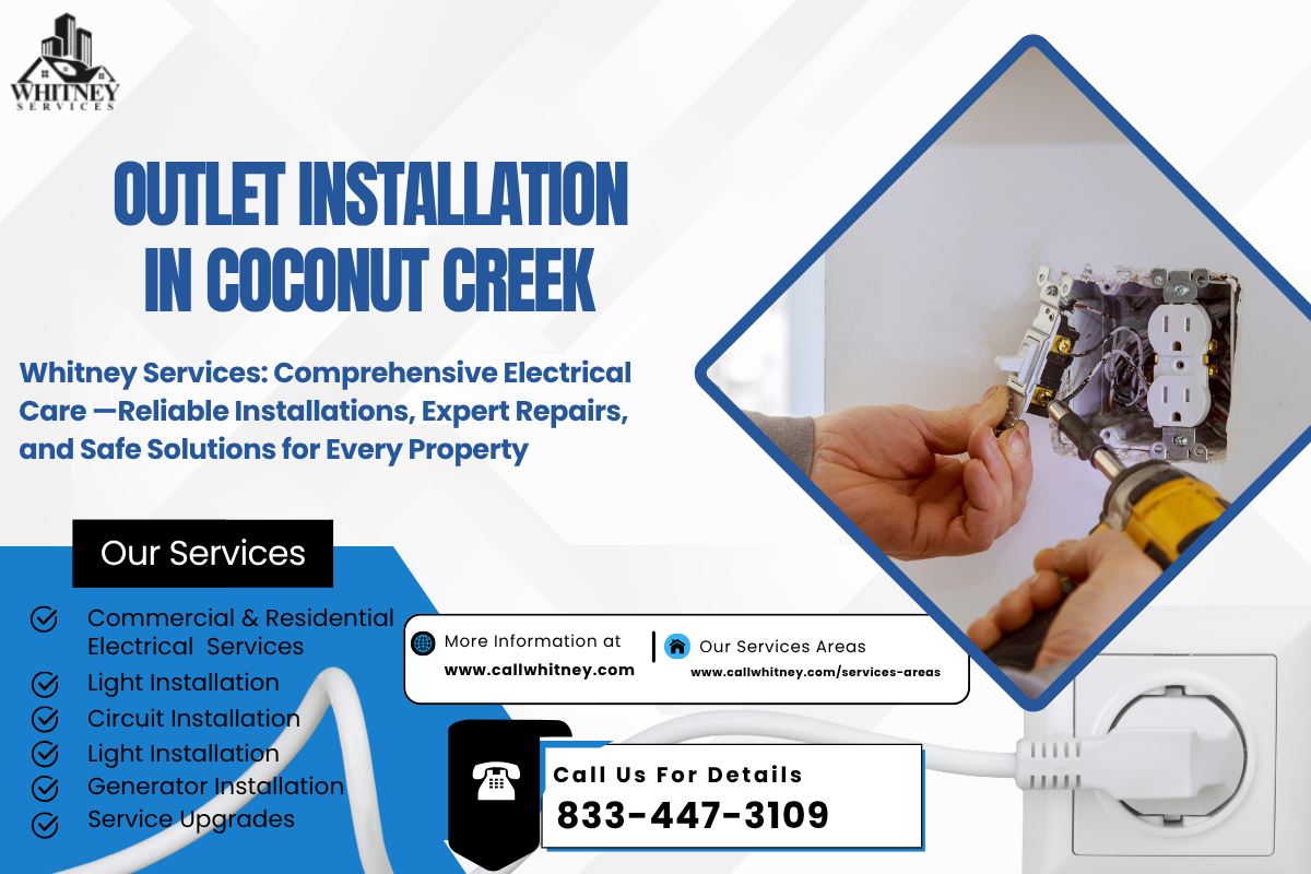 Outlet Installation In Coconut Creek