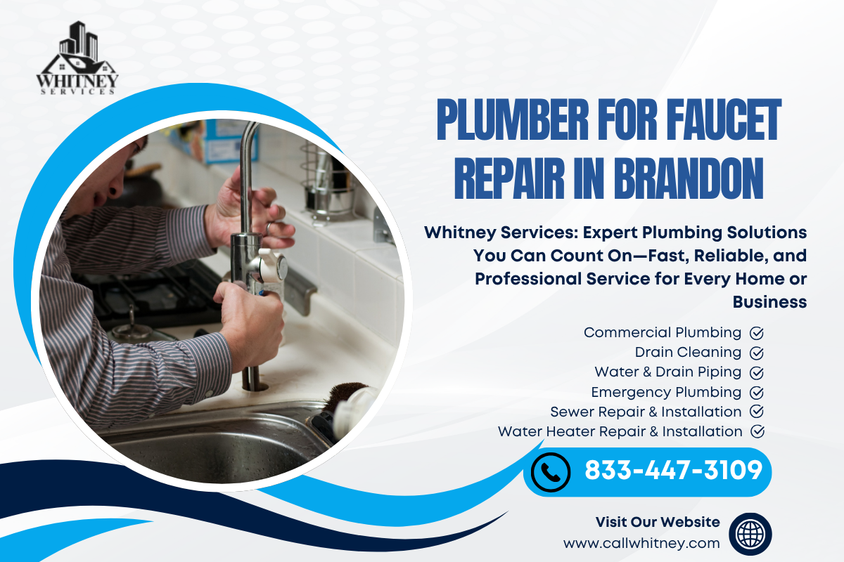 Plumber For Faucet Repair In Brandon