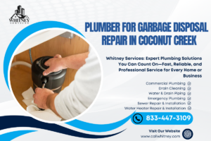 Plumber For Garbage Disposal Repair In Coconut Creek