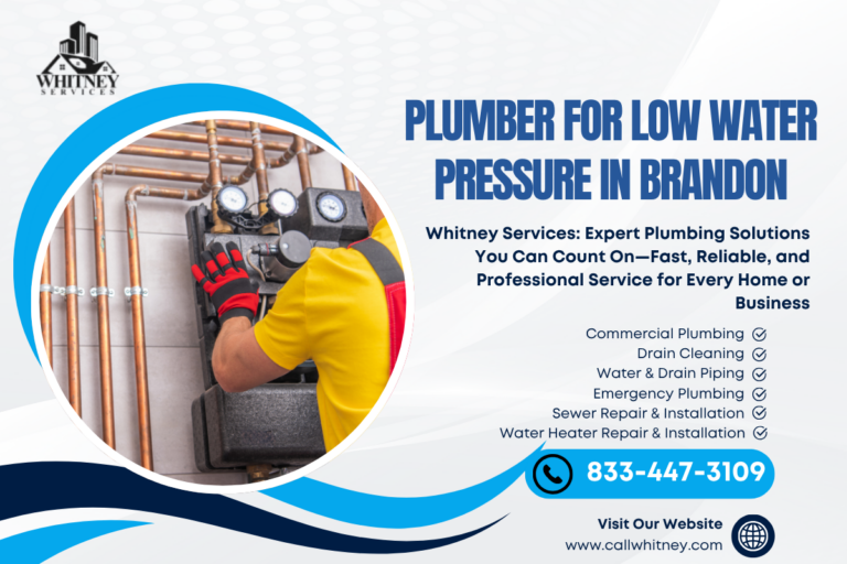 Plumber For Low Water Pressure In Brandon