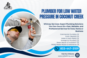 Plumber For Low Water Pressure In Coconut Creek