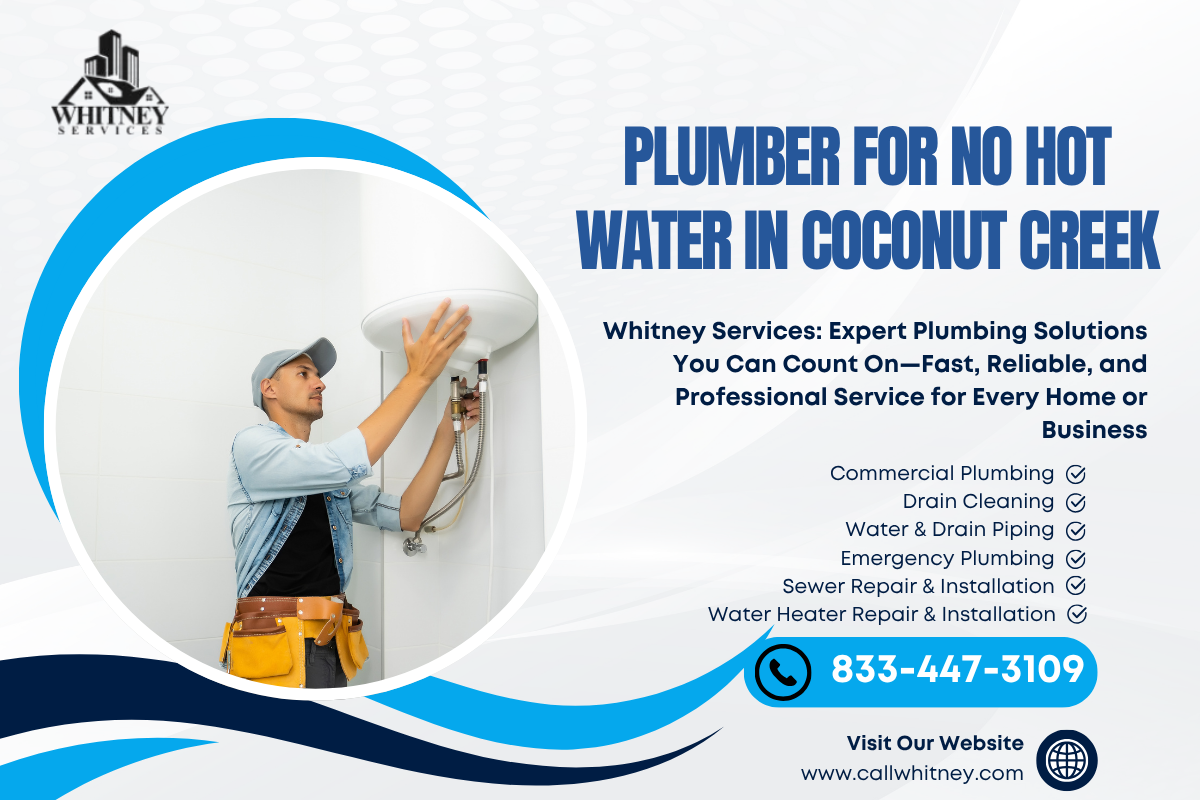 Plumber For No Hot Water In Coconut Creek