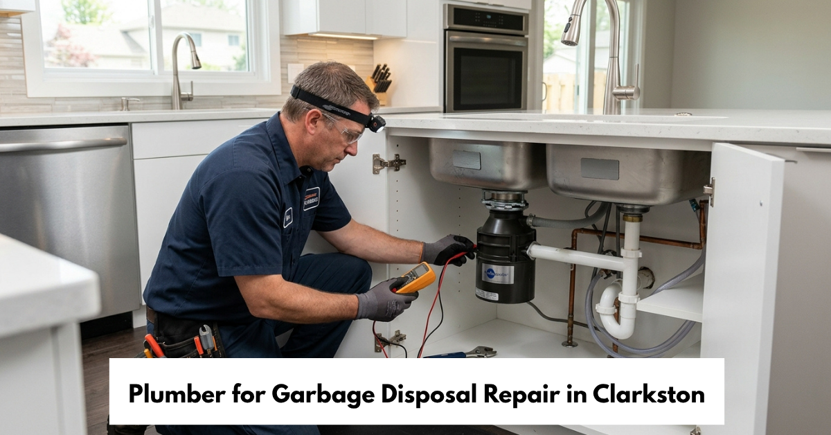Plumber For Garbage Disposal Repair In Clarkston