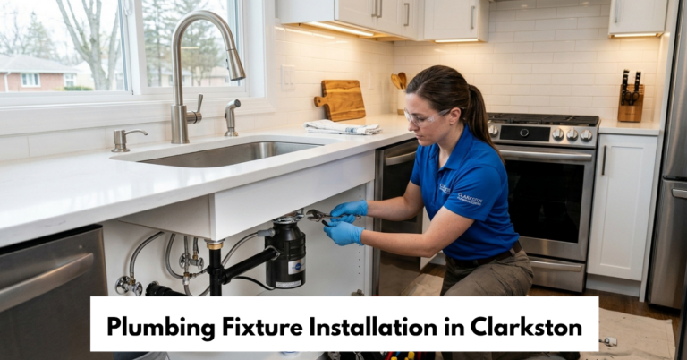 Plumbing Fixture Installation In Clarkston
