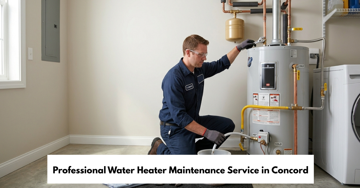 Professional Water Heater Maintenance Service In Concord