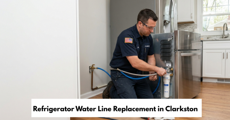 Refrigerator Water Line Replacement In Clarkston
