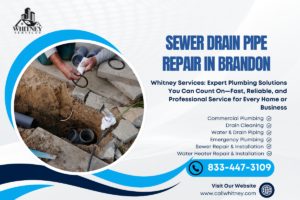Sewer Drain Pipe Repair In Brandon