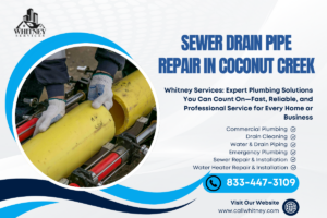 Sewer Drain Pipe Repair In Coconut Creek
