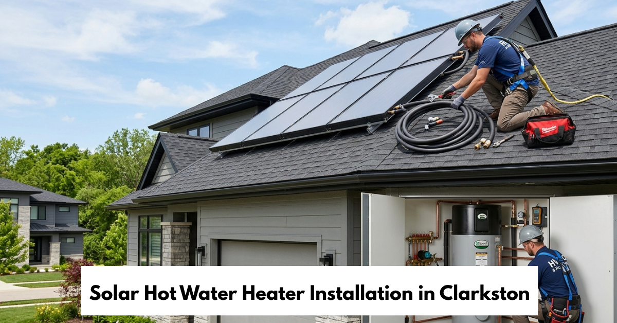 Solar Hot Water Heater Installation In Clarkston