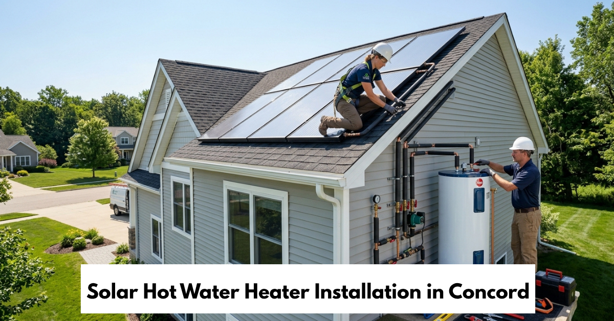 Solar Hot Water Heater Installation In Concord