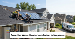 Solar Hot Water Heater Installation In Napoleon