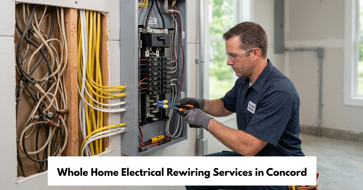 Whole Home Electrical Rewiring Services In Concord