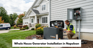 Whole House Generator Installation In Napoleon