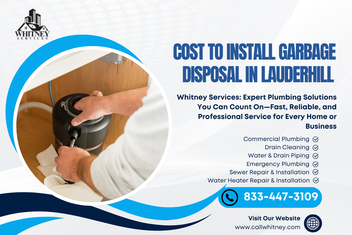 Cost To Install Garbage Disposal In Lauderhill