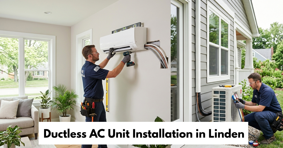 Ductless Ac Unit Installation In Linden