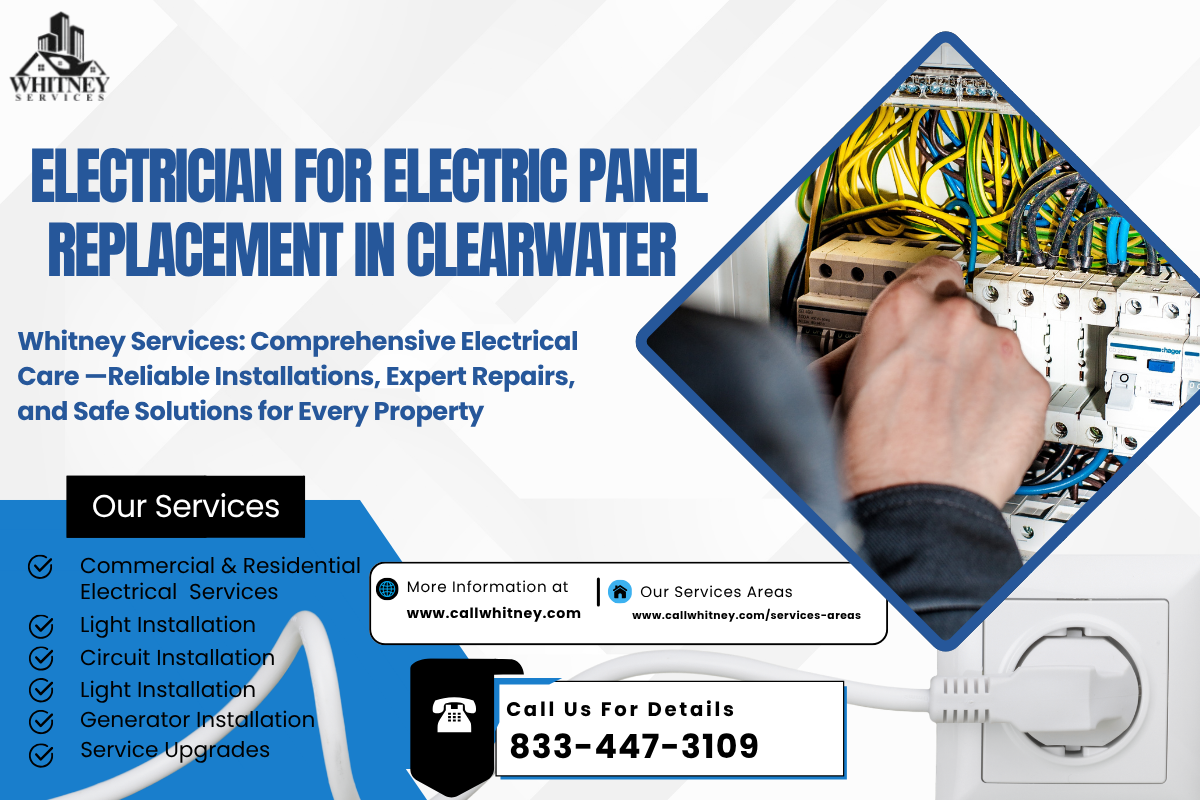 Electrician For Electric Panel Replacement In Clearwater