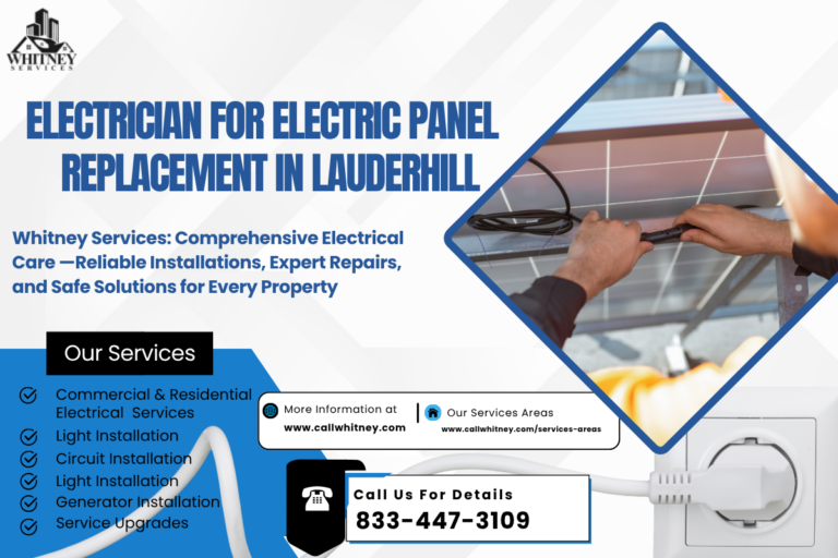 Electrician For Electric Panel Replacement In Lauderhill