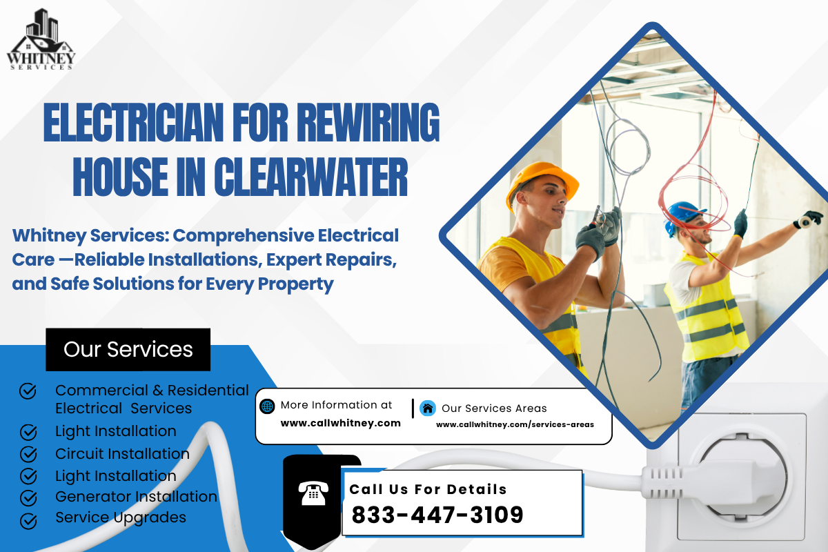 Electrician For Rewiring House In Clearwater