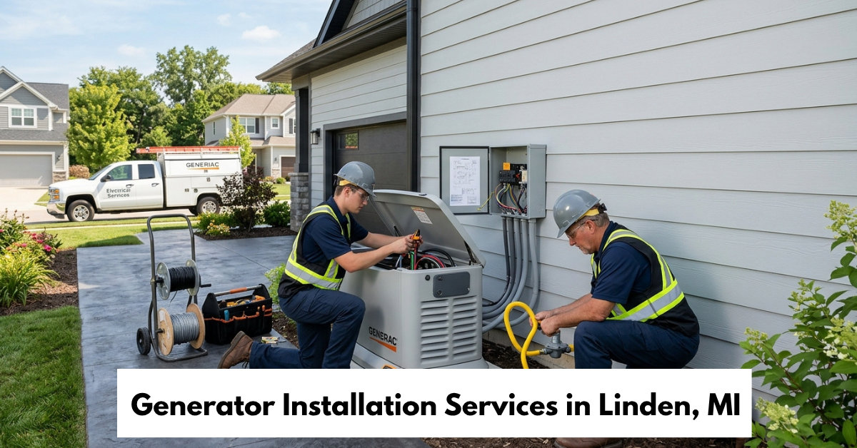 Generator Installation Services In Linden, Mi
