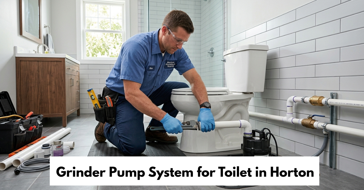 Grinder Pump System For Toilet In Horton