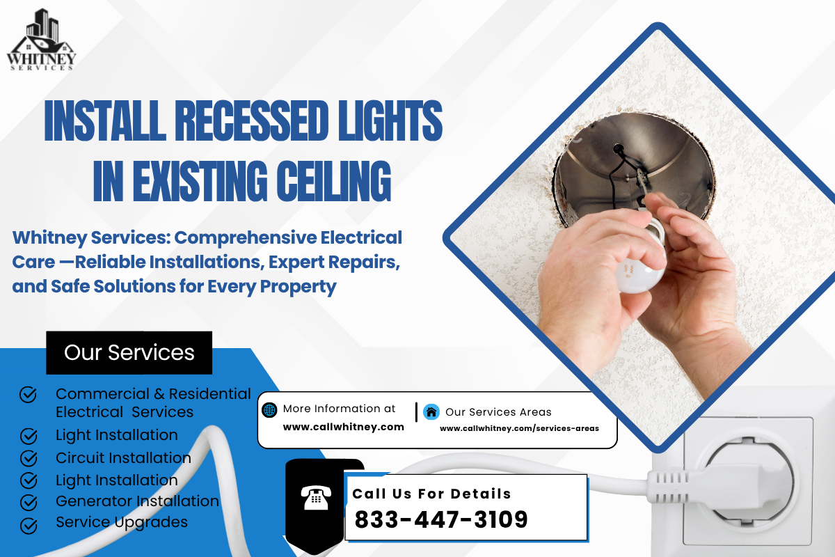 Install Recessed Lights In Existing Ceiling