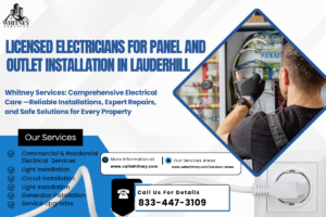 Licensed Electricians For Panel And Outlet Installation In Lauderhill