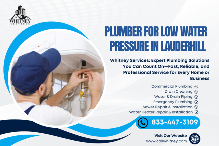 Plumber For Low Water Pressure In Lauderhill