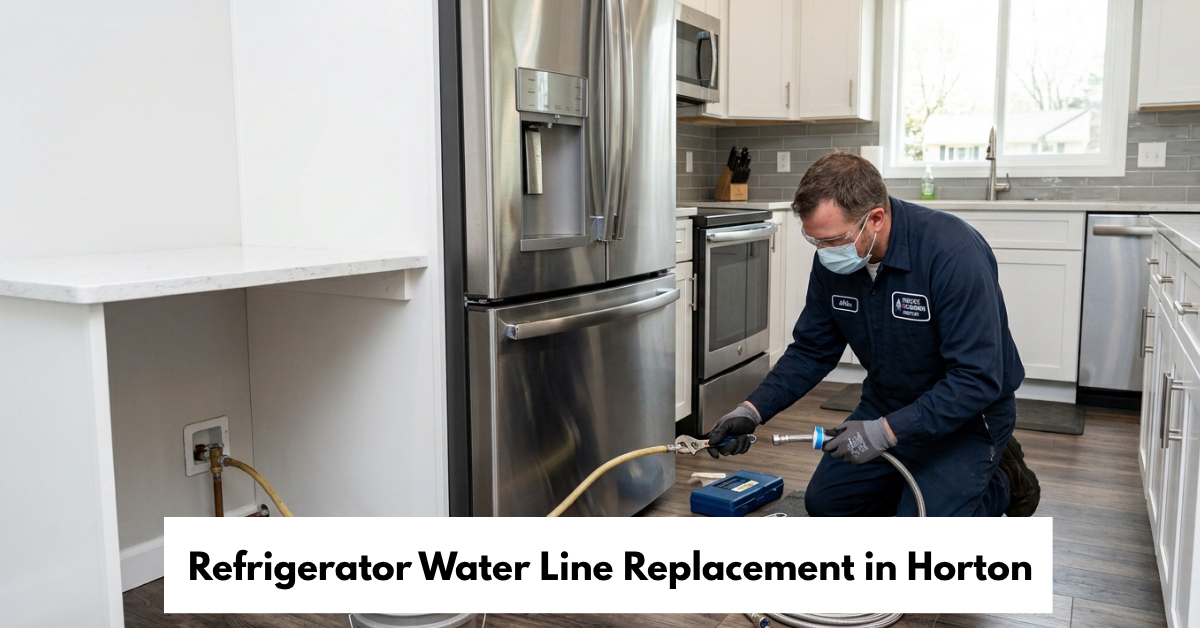 Refrigerator Water Line Replacement In Horton
