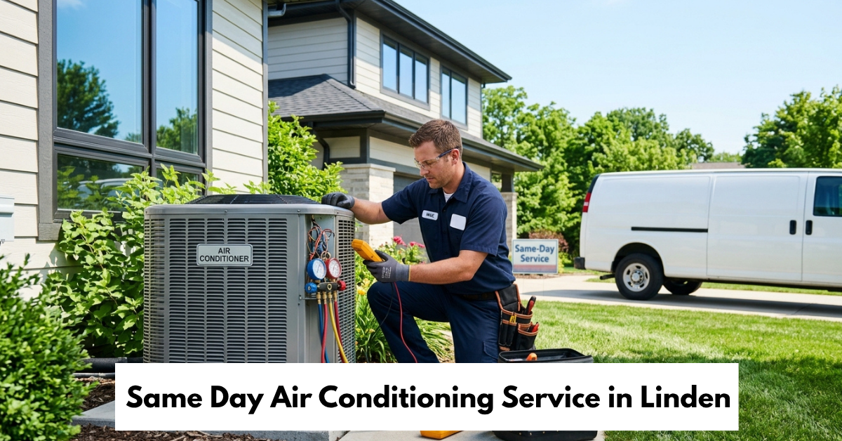Same Day Air Conditioning Service In Linden