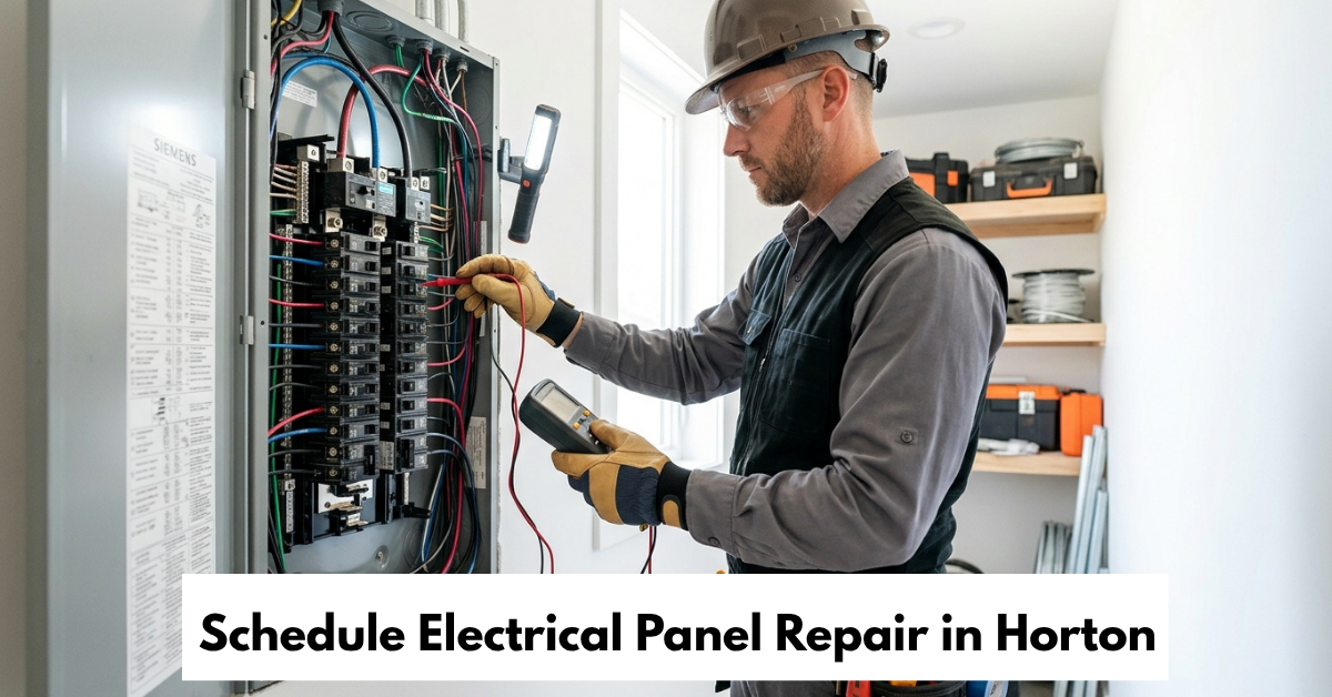 Schedule Electrical Panel Repair In Horton