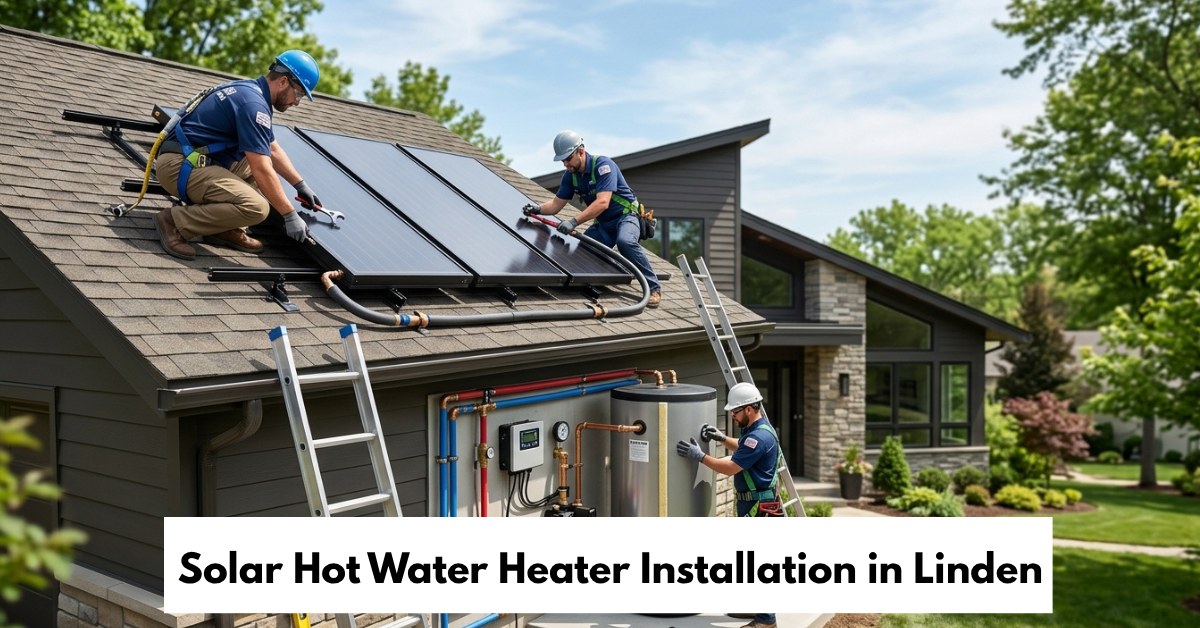 Solar Hot Water Heater Installation In Linden