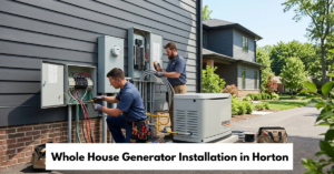 Whole House Generator Installation In Horton