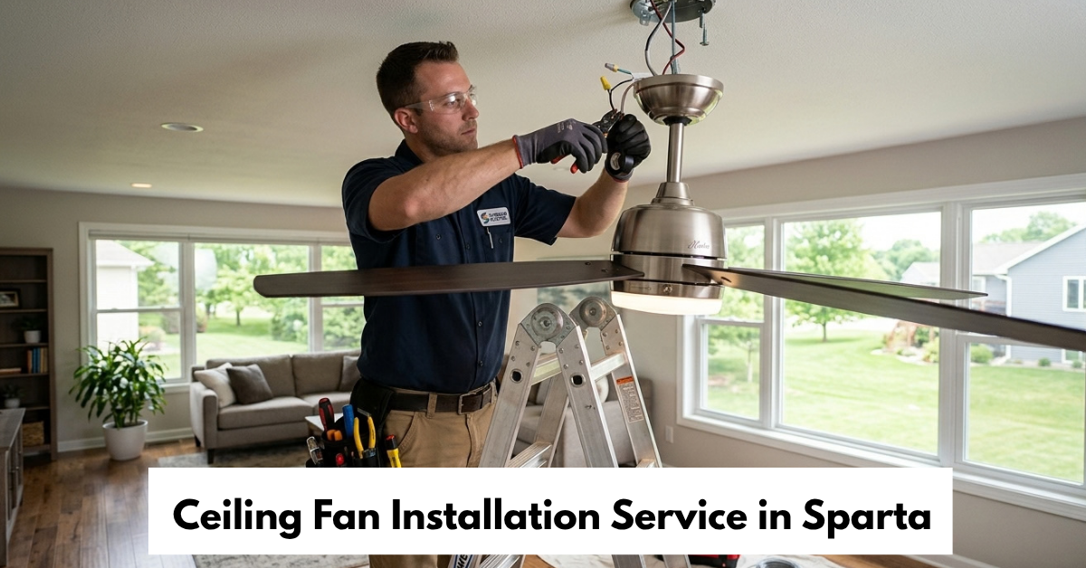 Ceiling Fan Installation Service In Sparta