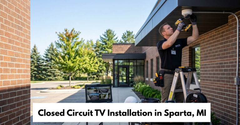Closed Circuit Tv Installation In Sparta, Mi