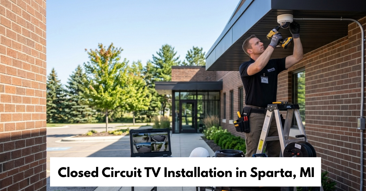 Closed Circuit Tv Installation In Sparta, Mi