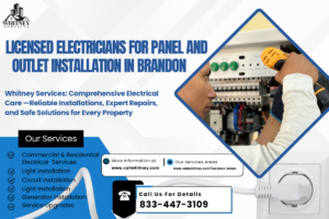 Licensed Electricians For Panel And Outlet Installation In Brandon